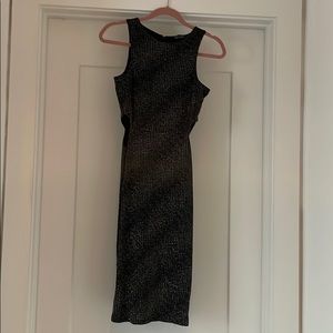 TopShop Sleeveless Sparkle Knit Bodycon